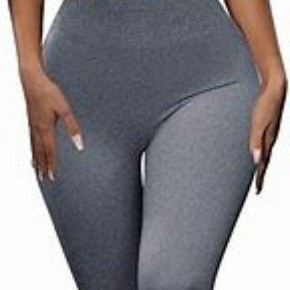 HYZ Women's Seamless Workout 2 Piece Outfits High Waist Legging Adjustable Strap - Picture 5 of 9